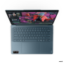 Lenovo Yoga Slim 7 14AKP10 , Tidal Teal , 14 , OLED , WUXGA , 1920 x 1200 pixels , Glossy , AMD Ryzen AI 5 , 340 , 16 GB , Soldered LPDDR5x , Solid-state drive capacity 512 GB , AMD Radeon 840M Graphics , Windows 11 Home , 802.11be , Bluetooth version 5.4
