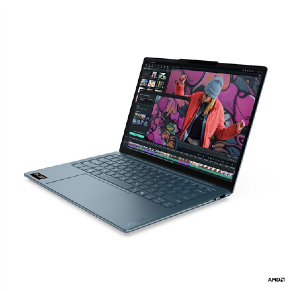 Lenovo Yoga Slim 7 14AKP10 , Tidal Teal , 14 , OLED , WUXGA , 1920 x 1200 pixels , Glossy , AMD Ryzen AI 5 , 340 , 16 GB , Soldered LPDDR5x , Solid-state drive capacity 512 GB , AMD Radeon 840M Graphics , Windows 11 Home , 802.11be , Bluetooth version 5.4