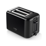 Bosch , DesignLine Toaster , TAT3P423 , Power 970 W , Number of slots 2 , Housing material Stainless steel , Black
