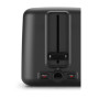 Bosch , DesignLine Toaster , TAT3P423 , Power 970 W , Number of slots 2 , Housing material Stainless steel , Black