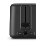 Bosch , DesignLine Toaster , TAT3P423 , Power 970 W , Number of slots 2 , Housing material Stainless steel , Black