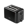 Bosch , DesignLine Toaster , TAT3P423 , Power 970 W , Number of slots 2 , Housing material Stainless steel , Black