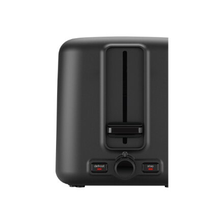 Bosch , DesignLine Toaster , TAT3P423 , Power 970 W , Number of slots 2 , Housing material Stainless steel , Black