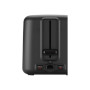 Bosch , DesignLine Toaster , TAT3P423 , Power 970 W , Number of slots 2 , Housing material Stainless steel , Black