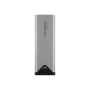 AXAGON External SuperSpeed+ USB-C metal box for M.2 NVMe SSD disks having sizes of up 42 to 80 mm , EEM2-UG2