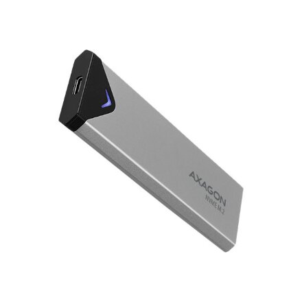 AXAGON External SuperSpeed+ USB-C metal box for M.2 NVMe SSD disks having sizes of up 42 to 80 mm , EEM2-UG2
