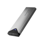 AXAGON External SuperSpeed+ USB-C metal box for M.2 NVMe SSD disks having sizes of up 42 to 80 mm , EEM2-UG2