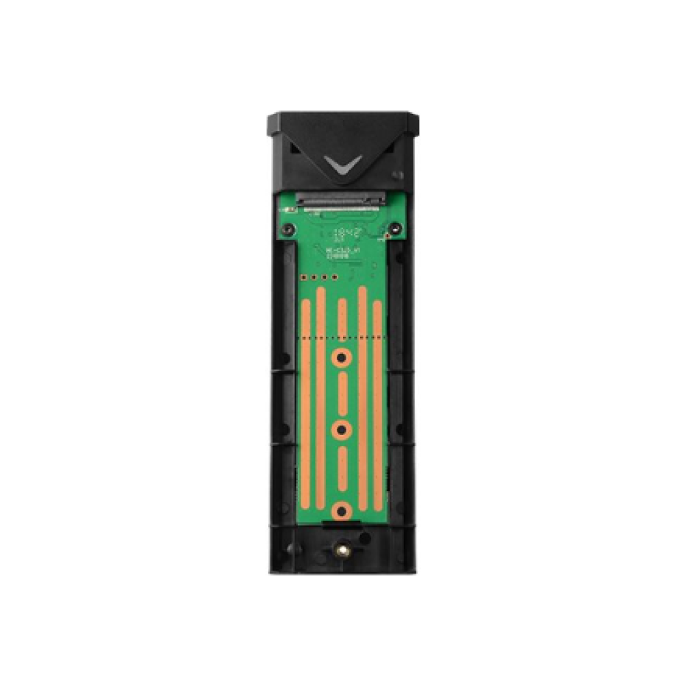 AXAGON External SuperSpeed+ USB-C metal box for M.2 NVMe SSD disks having sizes of up 42 to 80 mm , EEM2-UG2
