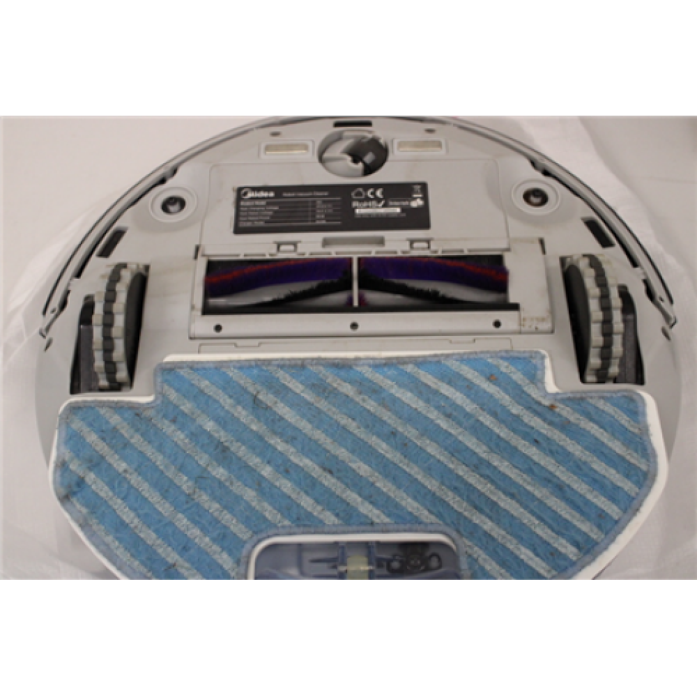 SALE OUT. Midea , I5C , Robotic Vacuum Cleaner , Wet&Dry , Operating time (max) 120 min , Lithium Ion , 2600 mAh , 4000 Pa , White , USED, DIRTY