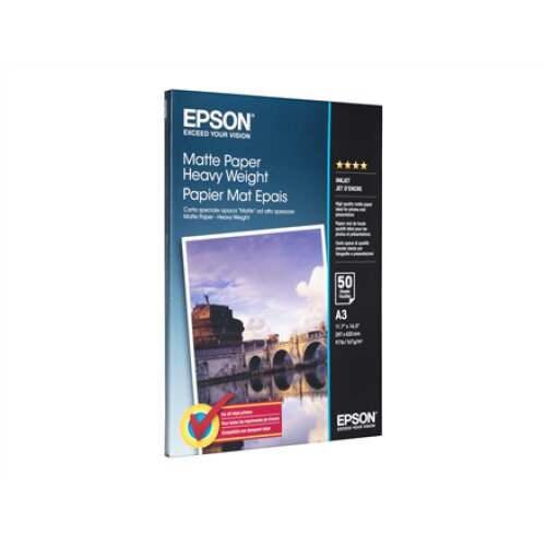 Paper DIN, 50 sheets , Matte , 167 g/m² , A3