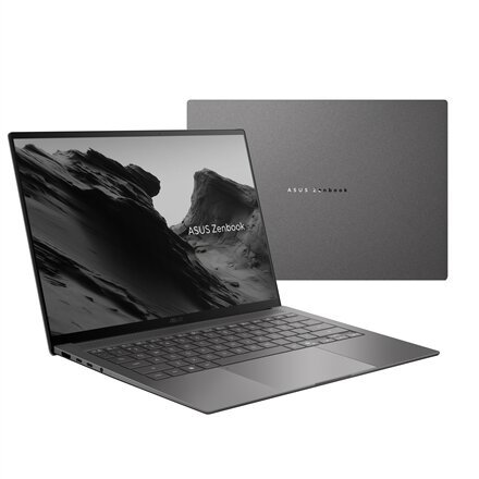Asus Zenbook S14 UX5406AA-SU272X , Antrim Gray , 14 , OLED , Touchscreen , 3K , 2880 x 1800 pixels , 120 Hz , Glossy , Intel Core Ultra 9 , 386H , 32 GB , LPDDR5X , Solid-state drive capacity 1000 GB , Intel Graphics , Windows 11 Pro , 802.11be , Bluetoot