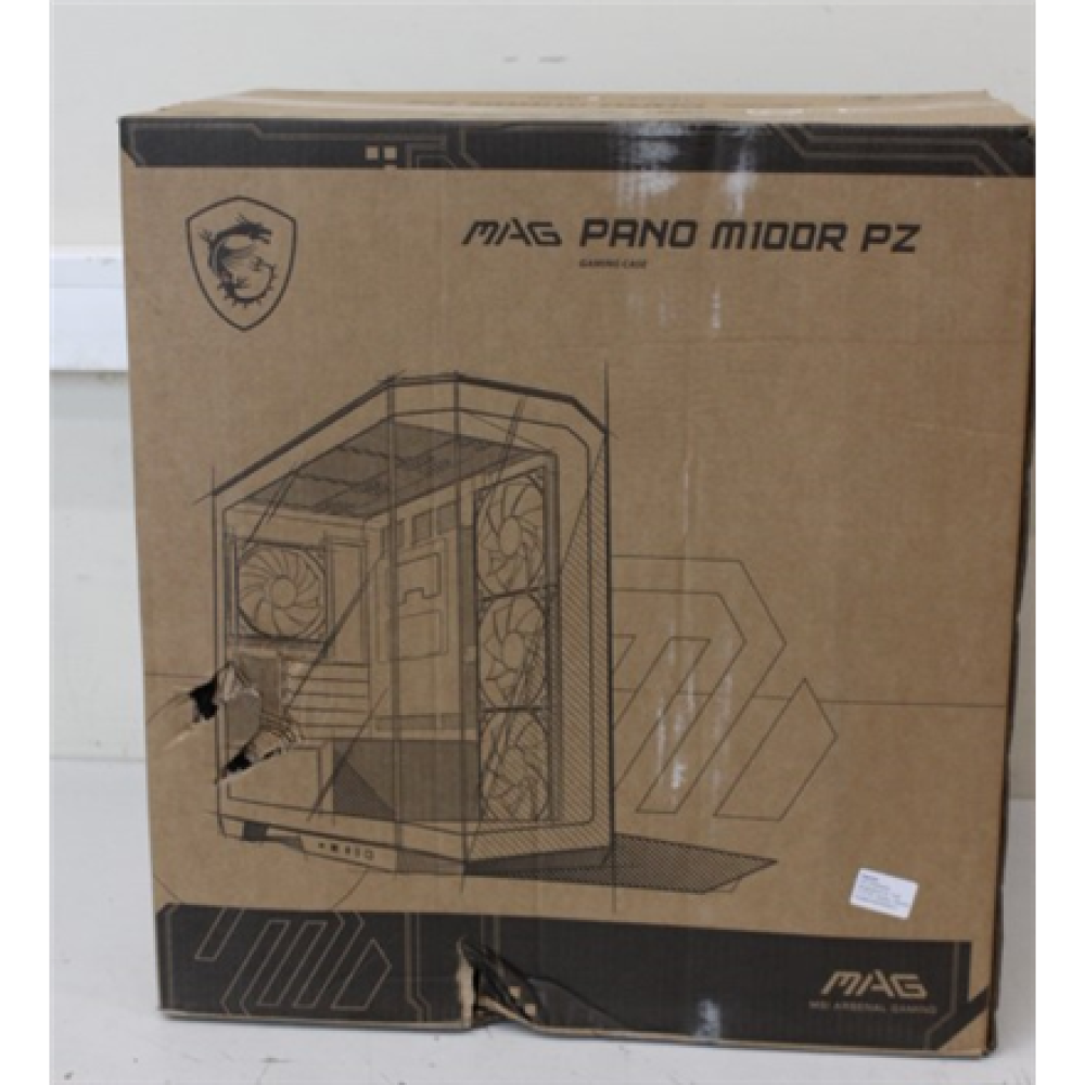 SALE OUT. MSI MAG PANO M100R PZ Case, Micro ATX Tower, USB 3.2, White , MSI Case , MAG PANO M100R PZ WHITE , White , Micro ATX Tower , DAMAGED PACKAGING , Power supply included No , ATX