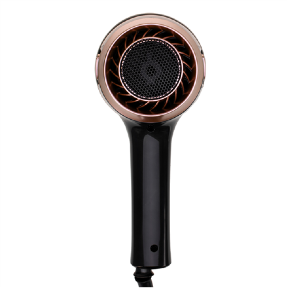 Adler Hair dryer with retractable power cord , AD 2283 , 2400 W , Number of temperature settings 3 , Diffuser nozzle , Black/Golden Rose