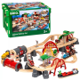 KO , BRIO World Train Set Deluxe Railway Set , 2xLR44