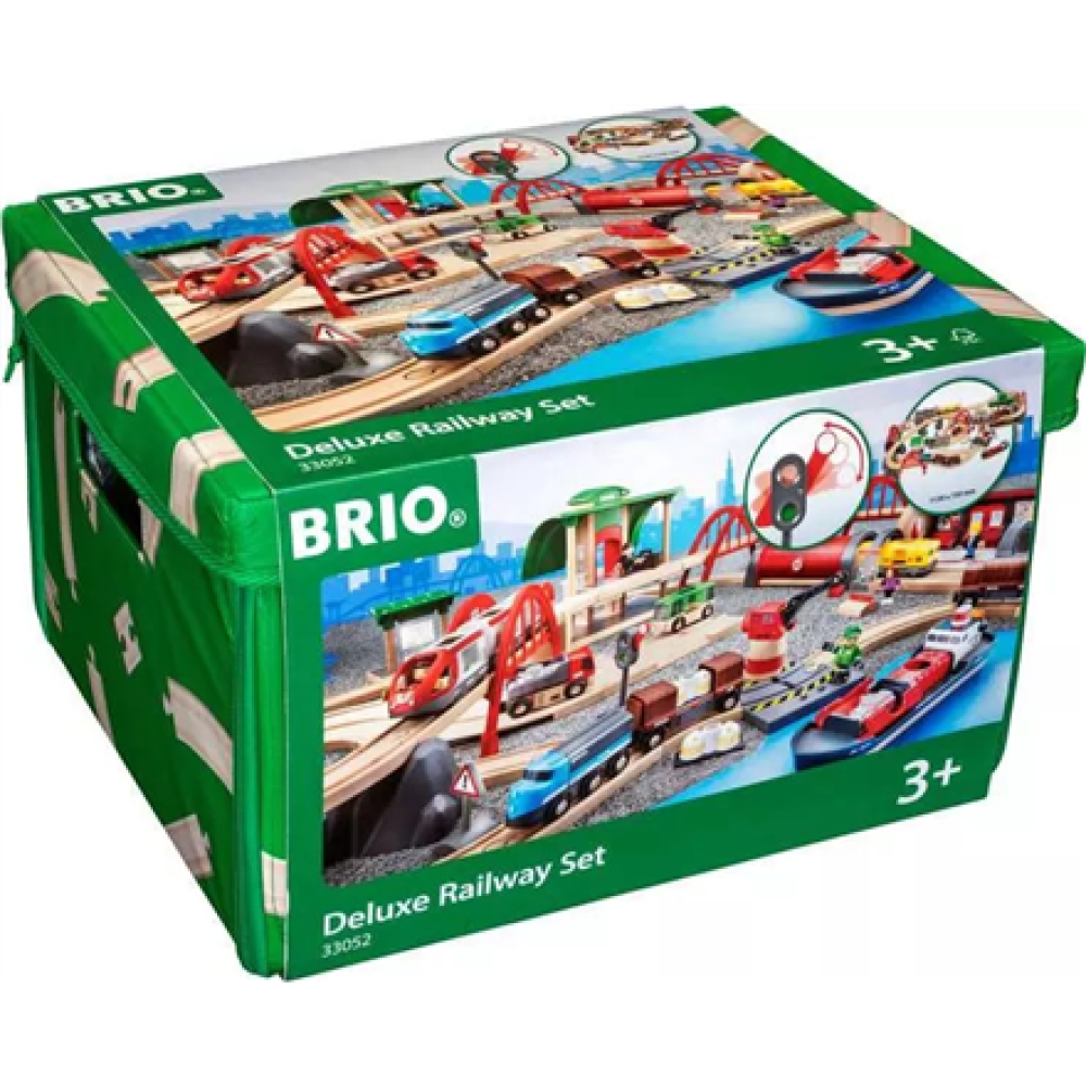 KO , BRIO World Train Set Deluxe Railway Set , 2xLR44