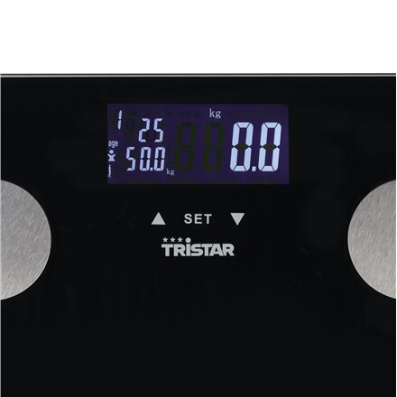 Tristar Personal Scale , WG-2442 , Maximum weight (capacity) 150 kg , Accuracy 100 g , Body Mass Index (BMI) measuring , Black