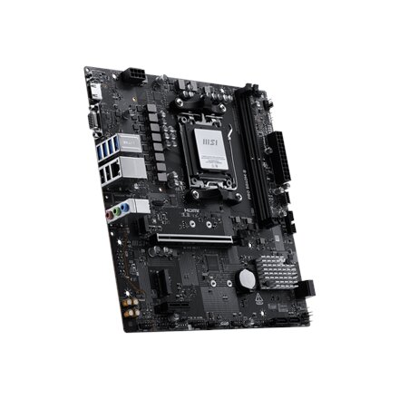MSI PRO B840M-B , Processor family AMD , Processor socket AM5 , DDR5 , Supported hard disk drive interfaces SATA, M.2 , Number of SATA connectors 4