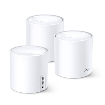 AX3000 Whole Home Mesh Wi-Fi 6 System , Deco X60(3-pack) , 802.11ax , 575+2400 Mbit/s , Ethernet LAN (RJ-45) ports 2 , Mesh Support Yes , MU-MiMO Yes , Antenna type Internal