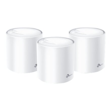 AX3000 Whole Home Mesh Wi-Fi 6 System , Deco X60(3-pack) , 802.11ax , 575+2400 Mbit/s , Ethernet LAN (RJ-45) ports 2 , Mesh Support Yes , MU-MiMO Yes , Antenna type Internal