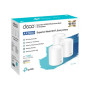AX3000 Whole Home Mesh Wi-Fi 6 System , Deco X60(3-pack) , 802.11ax , 575+2400 Mbit/s , Ethernet LAN (RJ-45) ports 2 , Mesh Support Yes , MU-MiMO Yes , Antenna type Internal
