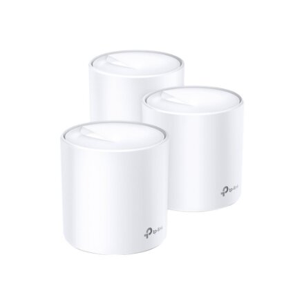 AX3000 Whole Home Mesh Wi-Fi 6 System , Deco X60(3-pack) , 802.11ax , 575+2400 Mbit/s , Ethernet LAN (RJ-45) ports 2 , Mesh Support Yes , MU-MiMO Yes , Antenna type Internal