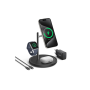 Anker MagGo Wireless Charging Station (15W, 3-in-1 Stand) with cable and charger bundle , B25M3312
