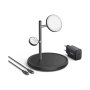 Anker MagGo Wireless Charging Station (15W, 3-in-1 Stand) with cable and charger bundle , B25M3312
