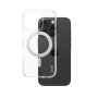 CARE Feature Case , Back cover , Apple , iPhone 16 PRO , Recycled plastic , Silver , Kickstand & MagSafe
