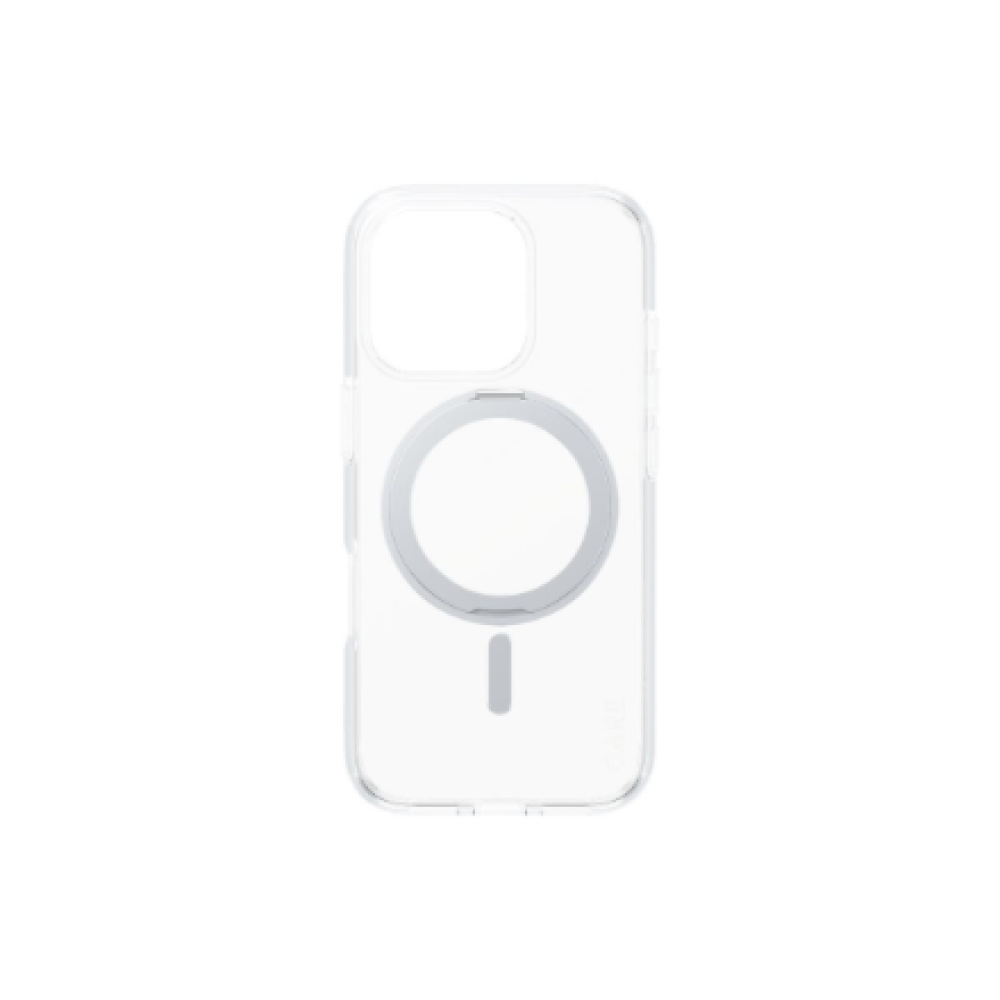 CARE Feature Case , Back cover , Apple , iPhone 16 PRO , Recycled plastic , Silver , Kickstand & MagSafe