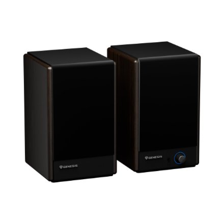Genesis 2.0 Speakers , Arsen 402BT , 60 W , Bluetooth , Wireless connection , Brown
