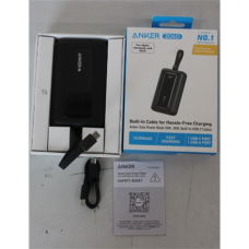 SALE OUT. Anker Power Bank with Built-In USB-C Cable , A1688H11 , 10000 mAh , Black , DEMO