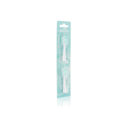 ETA , Toothbrush replacement for ETA0709 , Heads , For adults , Number of brush heads included 2 , Number of teeth brushing modes Does not apply , White