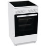 Gorenje Cooker , GEC5A21WG-B , Hob type Electric , Oven type Electric , White , Width 50 cm , Grilling , Depth 59.4 cm , 68 L
