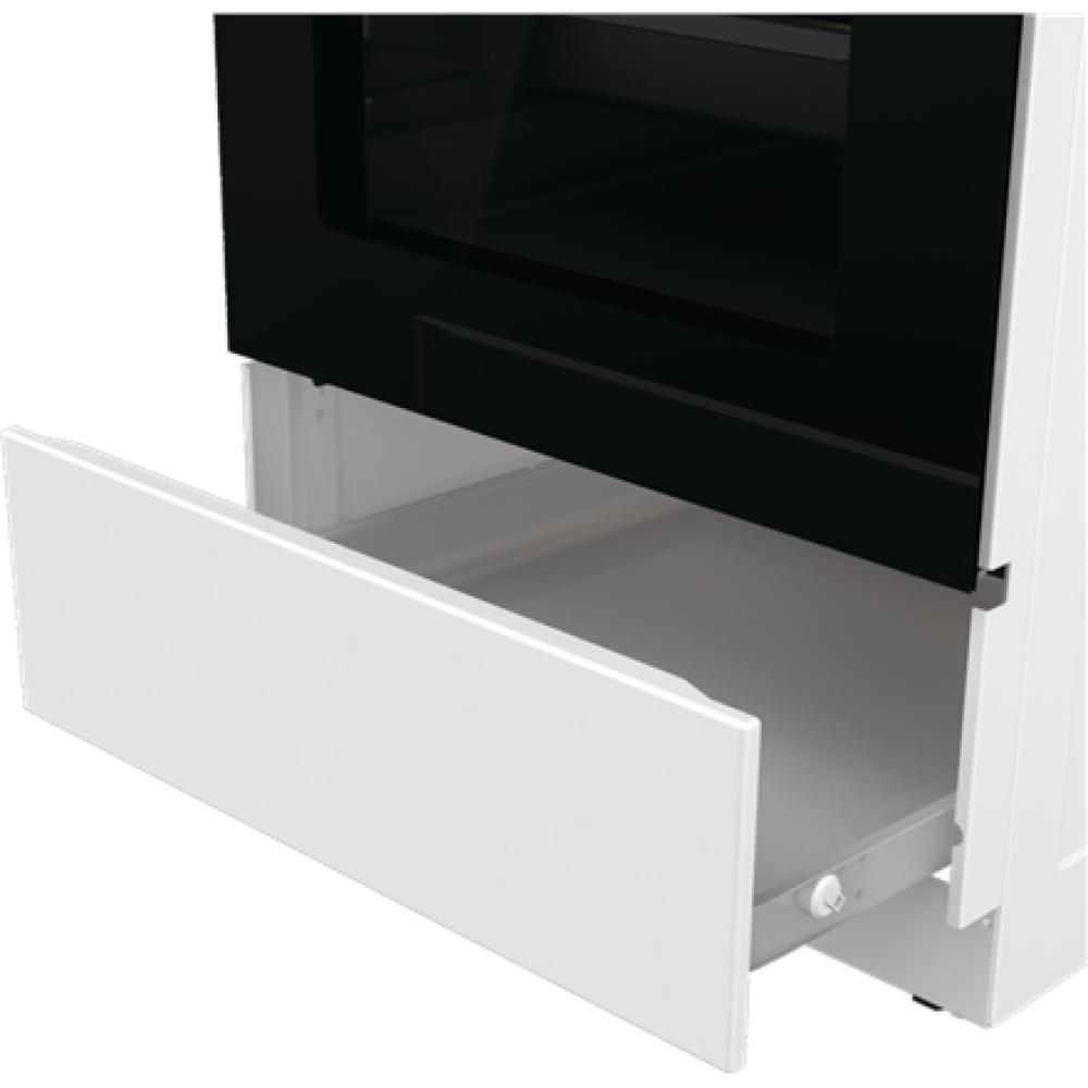 GEC5A21WG-B Gorenje Cooker , GEC5A21WG-B , Hob type Electric , Oven type Electric , White , Width 50 cm , Grilling , Depth 59.4 cm , 68 L