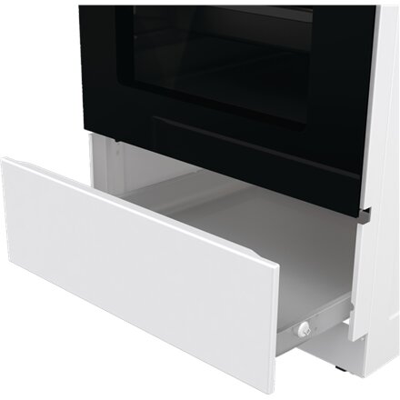 Gorenje Cooker , GEC5A21WG-B , Hob type Electric , Oven type Electric , White , Width 50 cm , Grilling , Depth 59.4 cm , 68 L