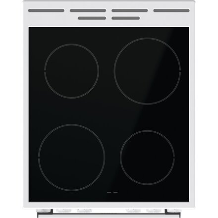 Gorenje Cooker , GEC5A21WG-B , Hob type Electric , Oven type Electric , White , Width 50 cm , Grilling , Depth 59.4 cm , 68 L