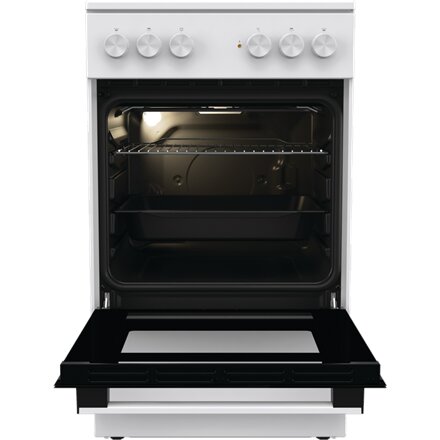 Gorenje Cooker , GEC5A21WG-B , Hob type Electric , Oven type Electric , White , Width 50 cm , Grilling , Depth 59.4 cm , 68 L