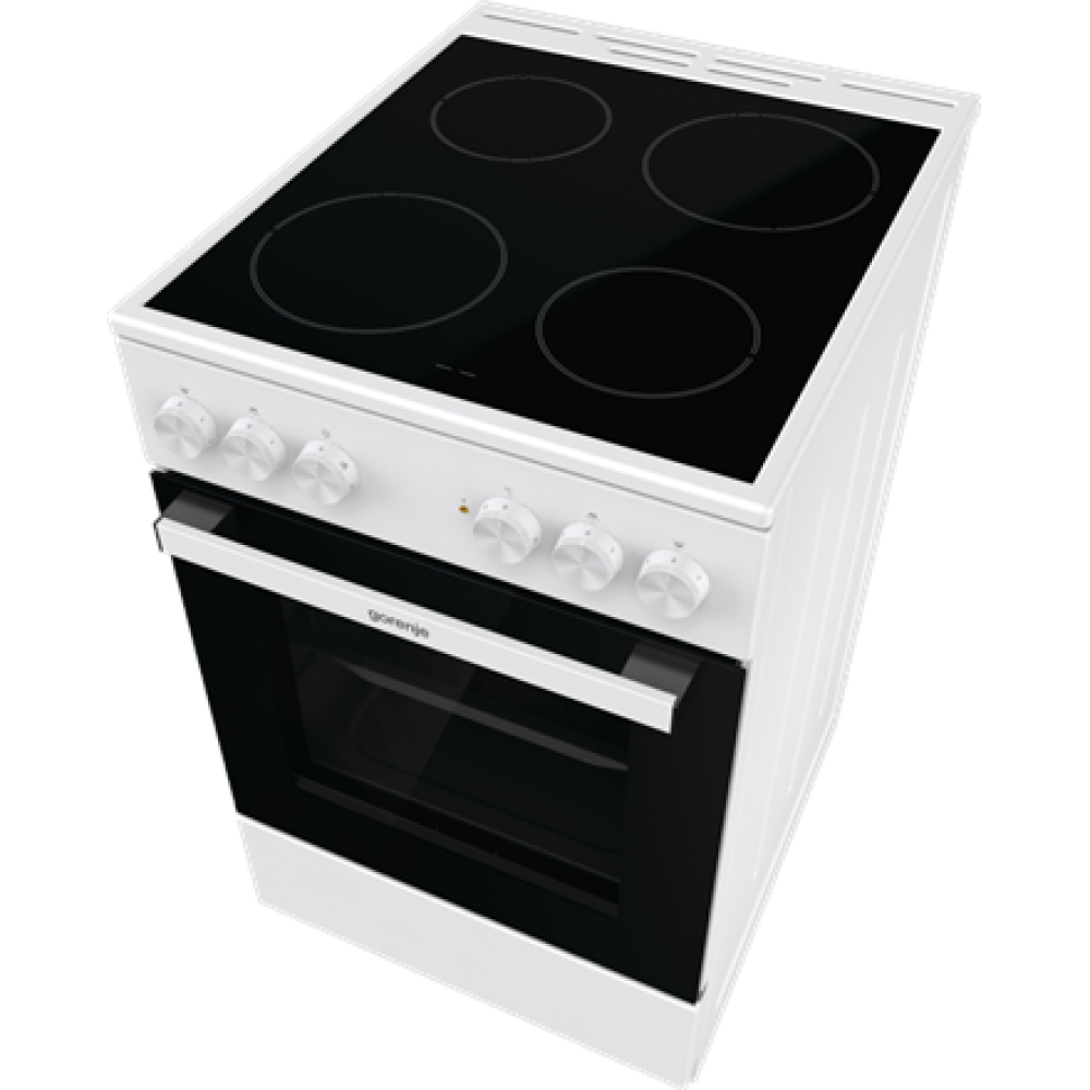 GEC5A21WG-B Gorenje Cooker , GEC5A21WG-B , Hob type Electric , Oven type Electric , White , Width 50 cm , Grilling , Depth 59.4 cm , 68 L