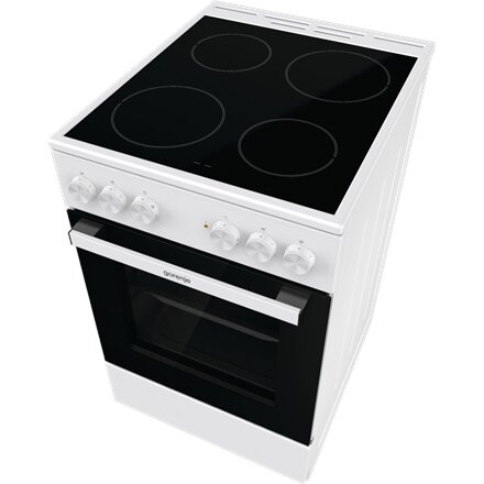 Gorenje Cooker , GEC5A21WG-B , Hob type Electric , Oven type Electric , White , Width 50 cm , Grilling , Depth 59.4 cm , 68 L