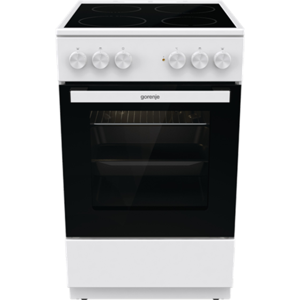 GEC5A21WG-B Gorenje Cooker , GEC5A21WG-B , Hob type Electric , Oven type Electric , White , Width 50 cm , Grilling , Depth 59.4 cm , 68 L