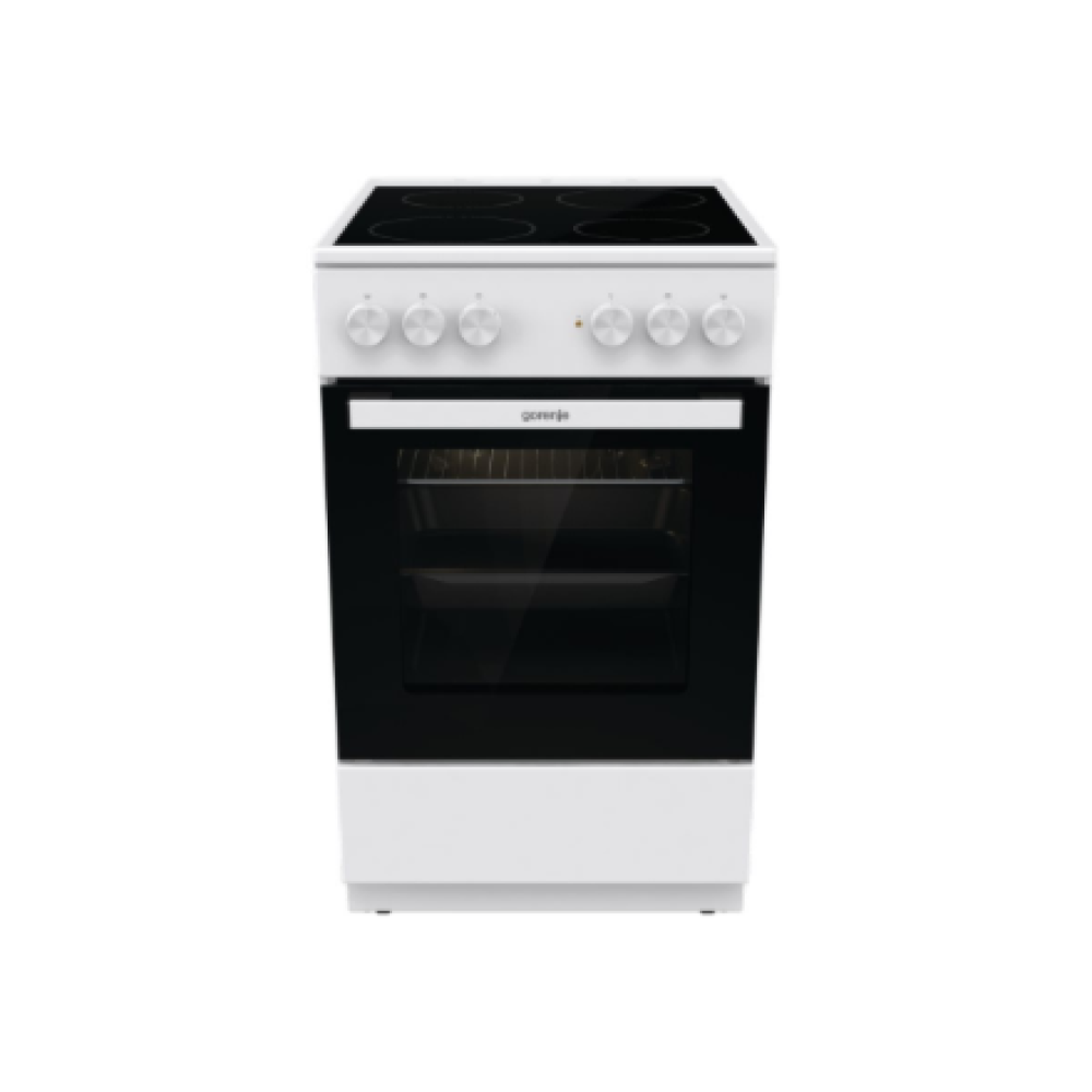 GEC5A21WG-B Gorenje Cooker , GEC5A21WG-B , Hob type Electric , Oven type Electric , White , Width 50 cm , Grilling , Depth 59.4 cm , 68 L