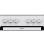 Gorenje Cooker , GEC5A21WG-B , Hob type Electric , Oven type Electric , White , Width 50 cm , Grilling , Depth 59.4 cm , 68 L