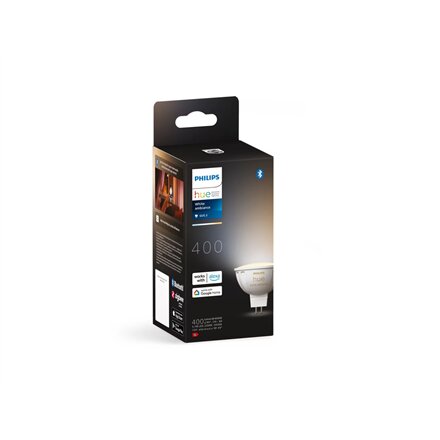 Philips Hue WA 12V MR16 , GU5.3 , 5.1 W , Warm to cool white light