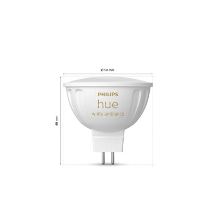 Philips Hue WA 12V MR16 , GU5.3 , 5.1 W , Warm to cool white light
