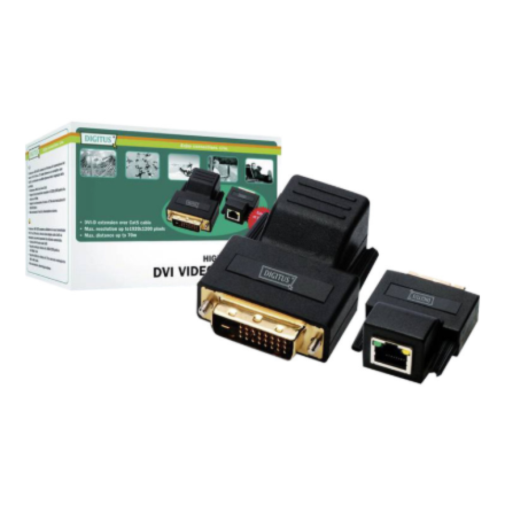 Digitus , DVI extender over Cat.5 / Cat.6 , DS-54101