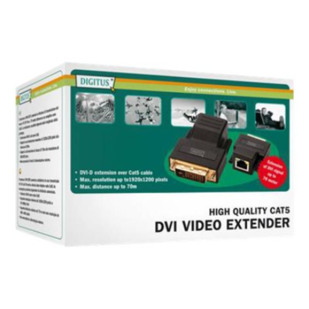 Digitus , DVI extender over Cat.5 / Cat.6 , DS-54101