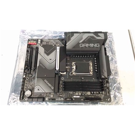 SALE OUT. Gigabyte Z790 GAMING X 1.0 M/B , Processor family Intel , Processor socket LGA1700 , DDR5 DIMM , Memory slots 4 , Supported hard disk drive interfaces SATA, M.2 , Number of SATA connectors 6 , Chipset Intel Z790 Express , ATX , USED, REFURBISHED