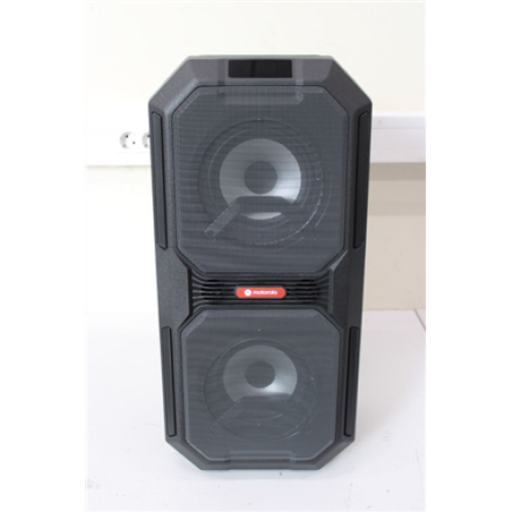 SALE OUT. Motorola ROKR 820 XL Wireless Portable Party Speaker, Black Motorola DAMAGED PACKAGING, DEMO