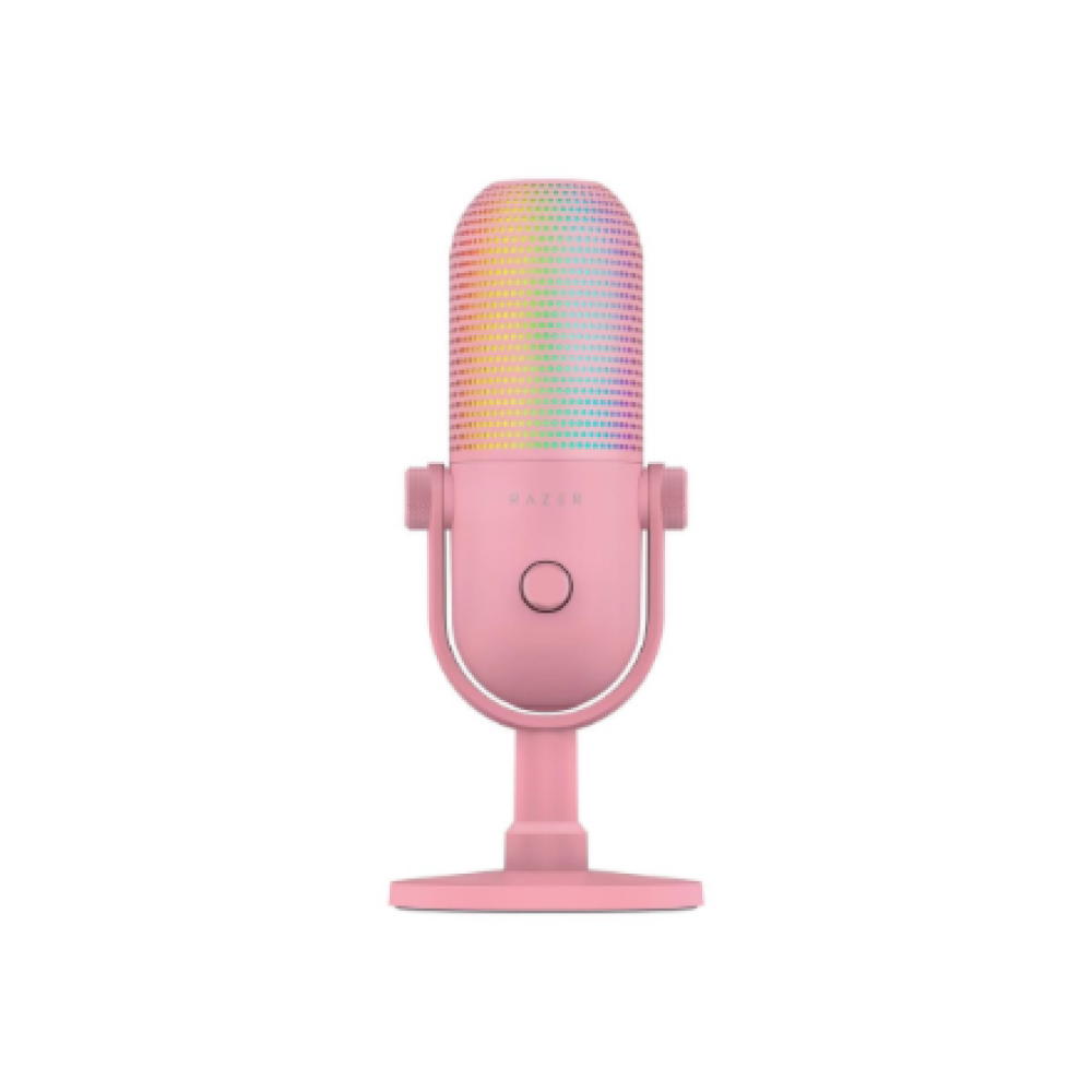 Razer , RGB USB Microphone with Tap-to-Mute , Seiren V3 Chroma , Quartz , No