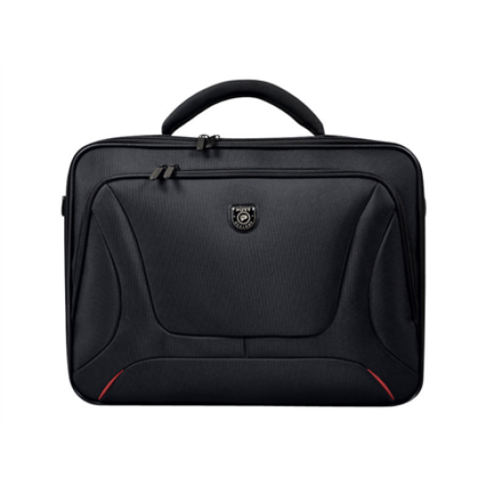PORT DESIGNS , Courchevel , Fits up to size 15.6 , Messenger - Briefcase , Black , Shoulder strap
